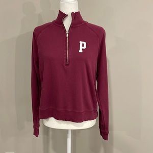 PINK quarter zip sweatshirt